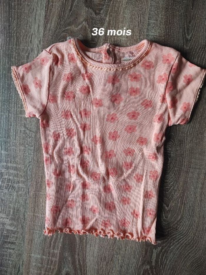 T-shirt fille 36 mois