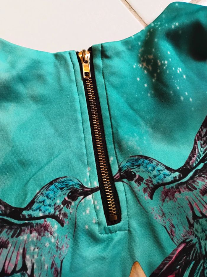 Robe femme colorée motif tête de mort - photo numéro 14