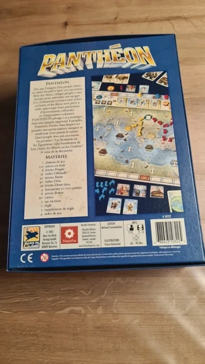 Jeu de société Panthéon des éditions Filosofia, - photo numéro 5