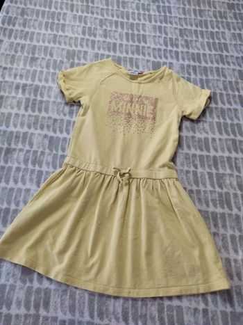 Robe jaune Minnie Disney 8 ans