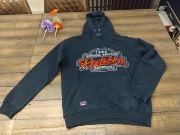Sweat à capuche Reskins marine et noire garçon 14 ans – Très bon état