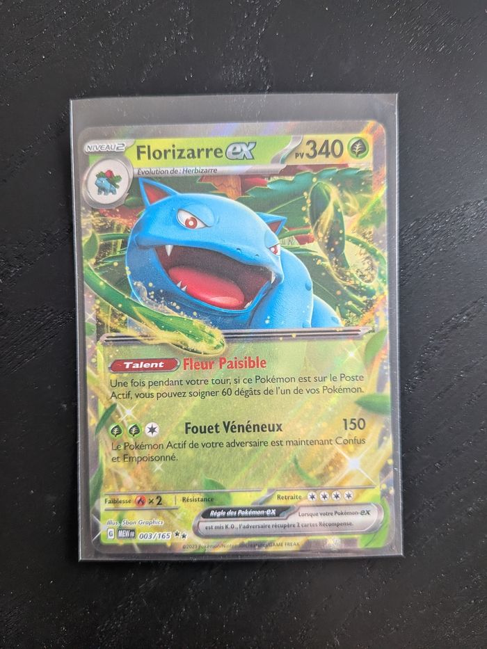 Carte Pokémon - Florizarre Ex 003/165 - Ecarlate Et Violet 151 EV3.5 MEW FR