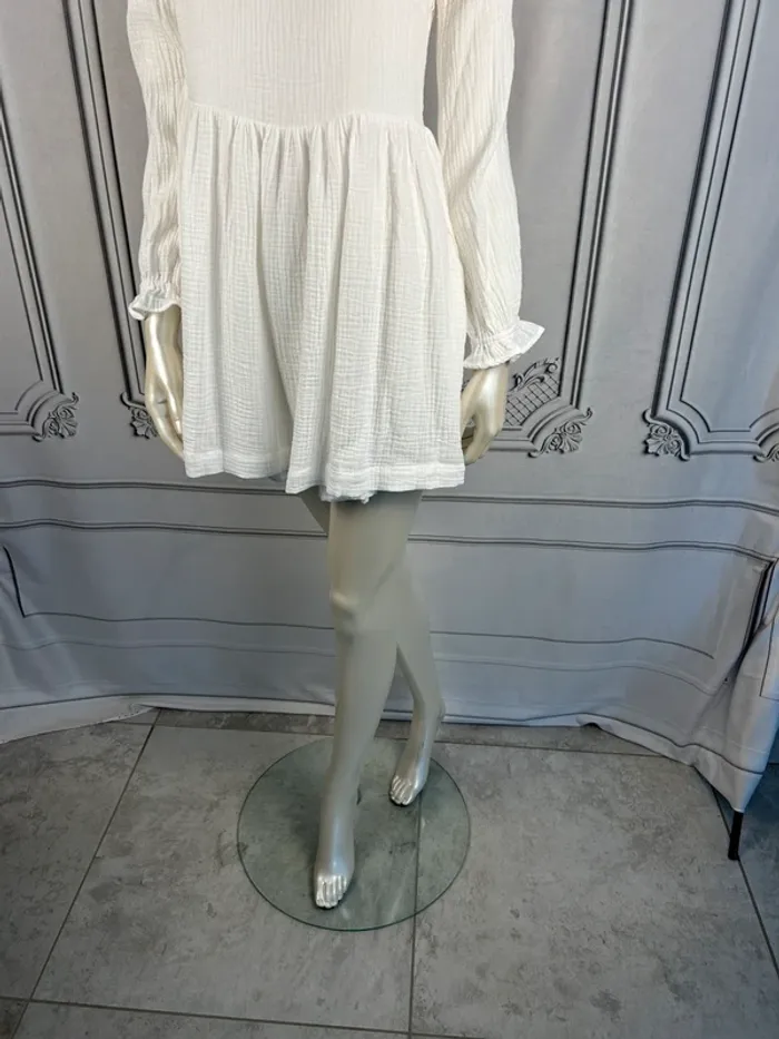 Robe courte blanche SAAJ T.34 / XS neuve - photo numéro 3