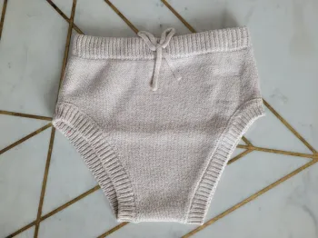 Culotte en maille beige Mango