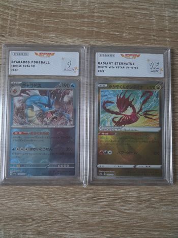 Lot de 2 Cartes Gradées Pokémon Japonaise
