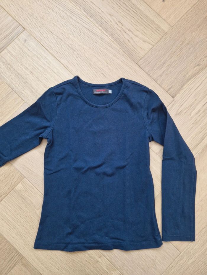 T-shirt fille bleu marine 8 ans Catimini - photo numéro 2