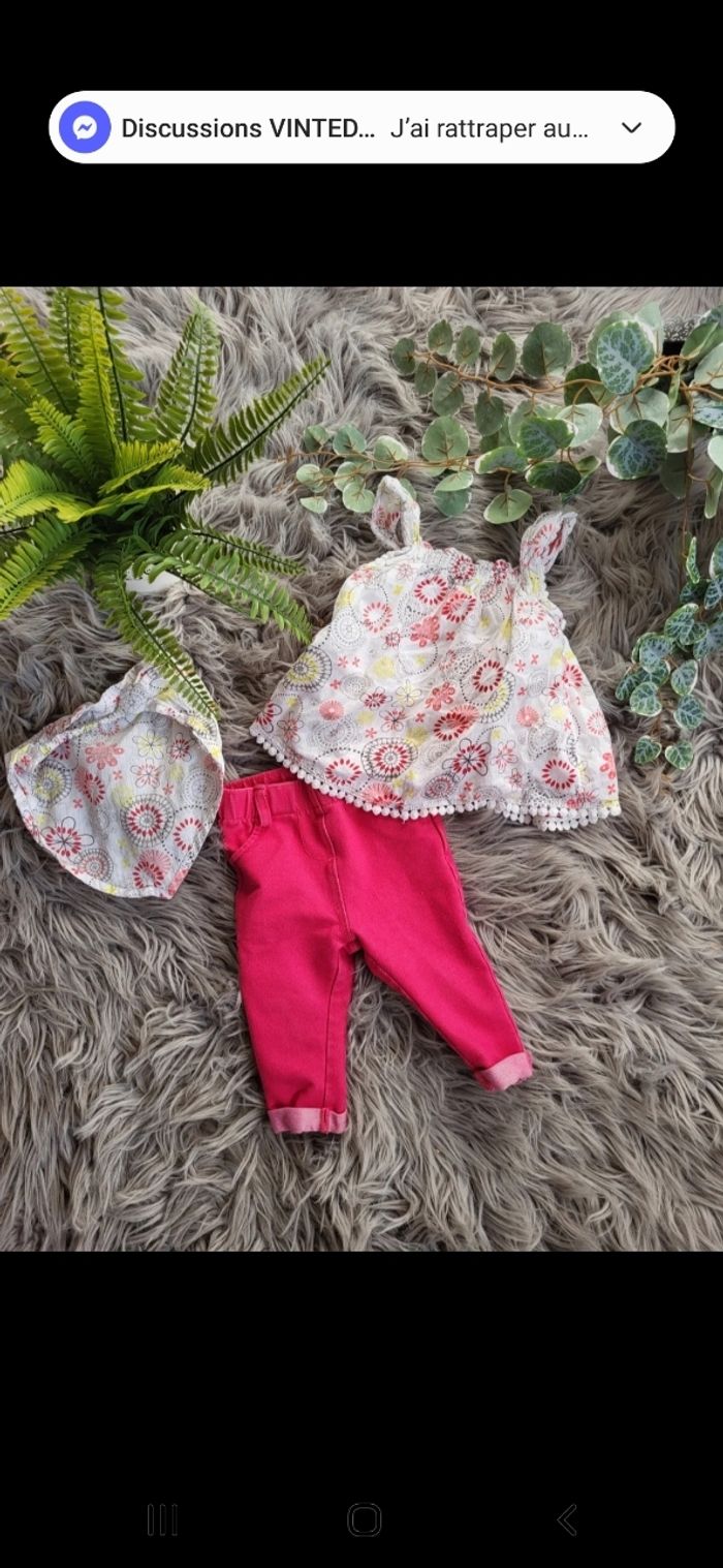 Ensemble coloré 6 mois