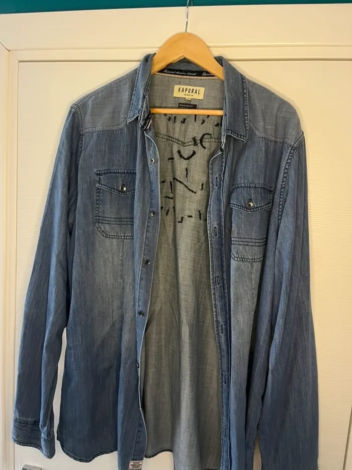 🔹 Chemise en Jean Bleu – Kaporal 🔹 - photo numéro 2