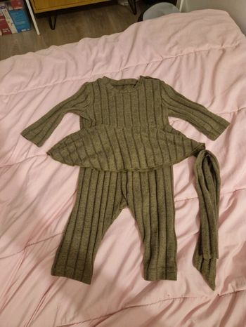 Ensemble kaki 3 /6 mois shein
