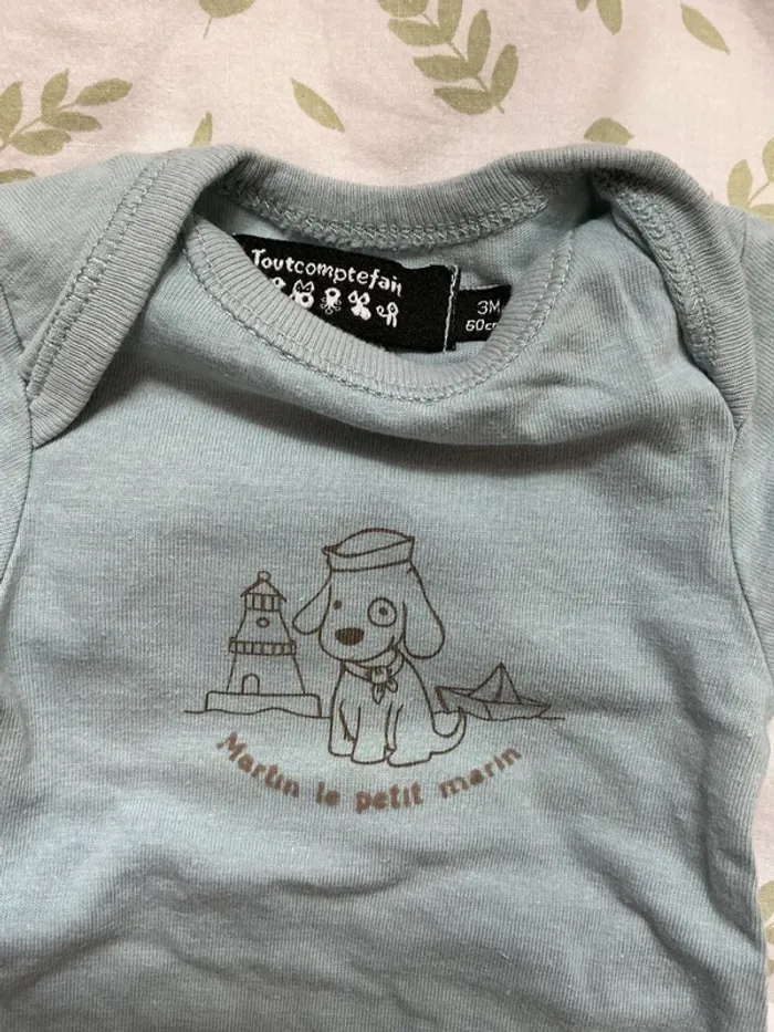 body manches longues menthe tout compte fait 3 mois - photo numéro 5