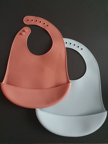 Lot bavoirs souples bébé 