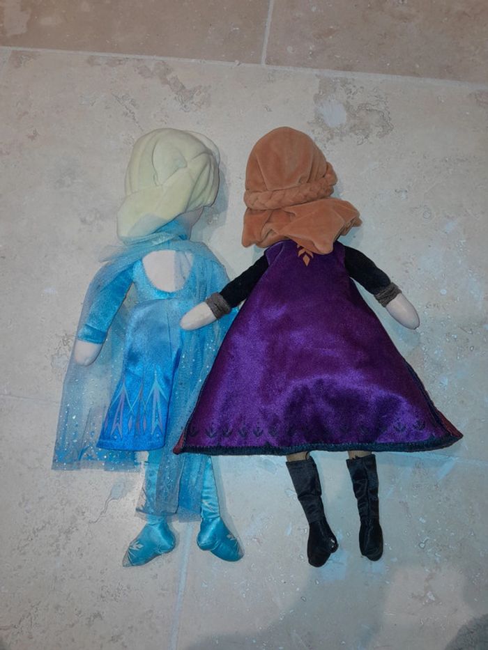 2 peluches reine des neiges - photo numéro 2