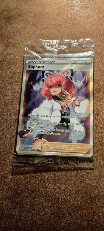 Carte Pokémon Sophora Full Art Swsh302 Promo Épée Et Bouclier FR 