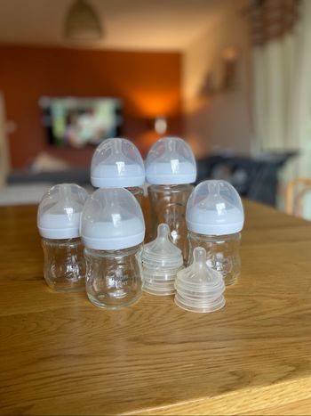 Lot de 5 biberons en verre Philips Avent