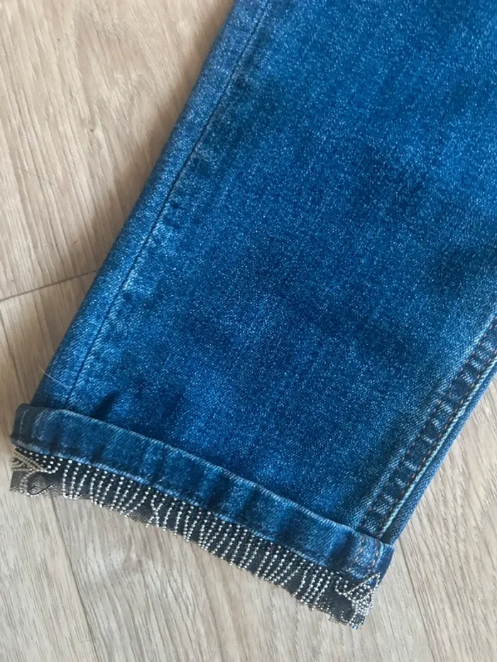 Jean skinny Liu Jo Better taille 26 strass bas, jambes - photo numéro 2