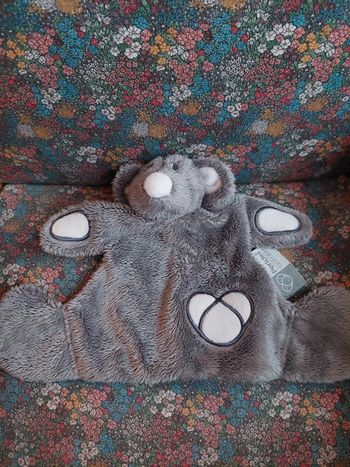 Doudou souris grise Pericles