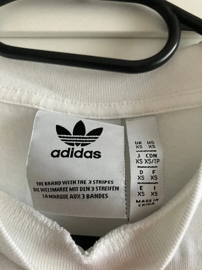 haut blanc adidas - photo numéro 4