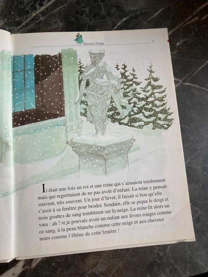 Livre blanche neige raconter par Marlene Jobert - photo numéro 2