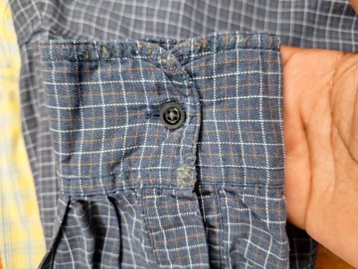 Chemise manches longues chaps by ralph lauren homme a carreaux - taille M / brodé (498) - photo numéro 7