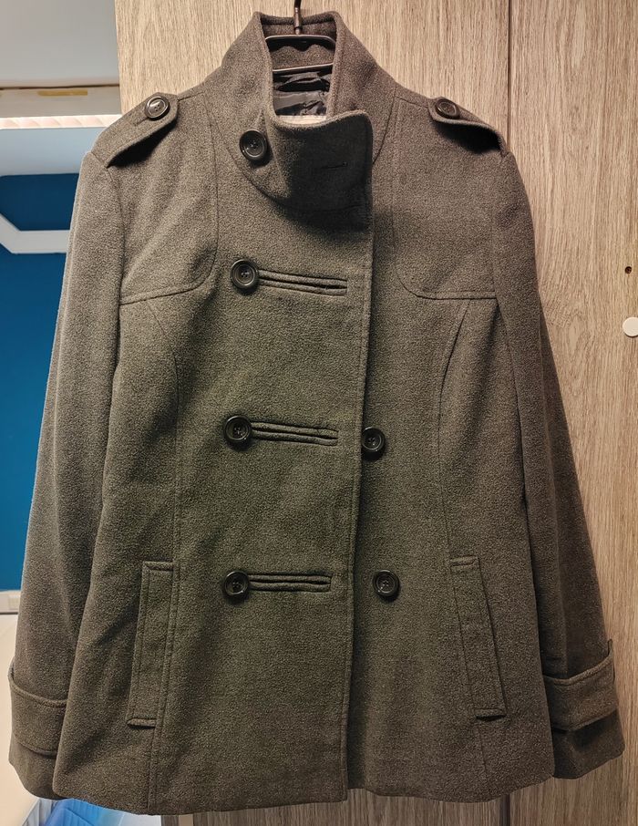 Manteau caban Clockhouse gris