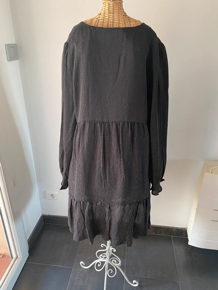 Robe baby doll Camaïeu noire taille 38 - photo numéro 4