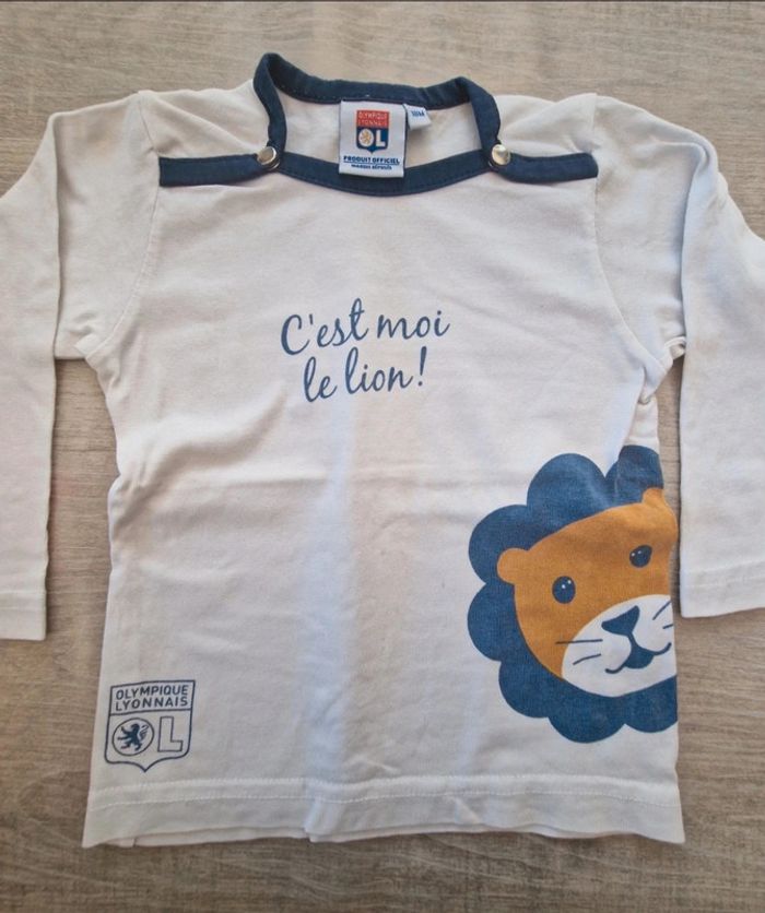 Tee-shirt manches longues Olympique Lyonnais - photo numéro 2