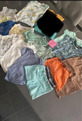 Lot vêtement été 12 mois garçon
