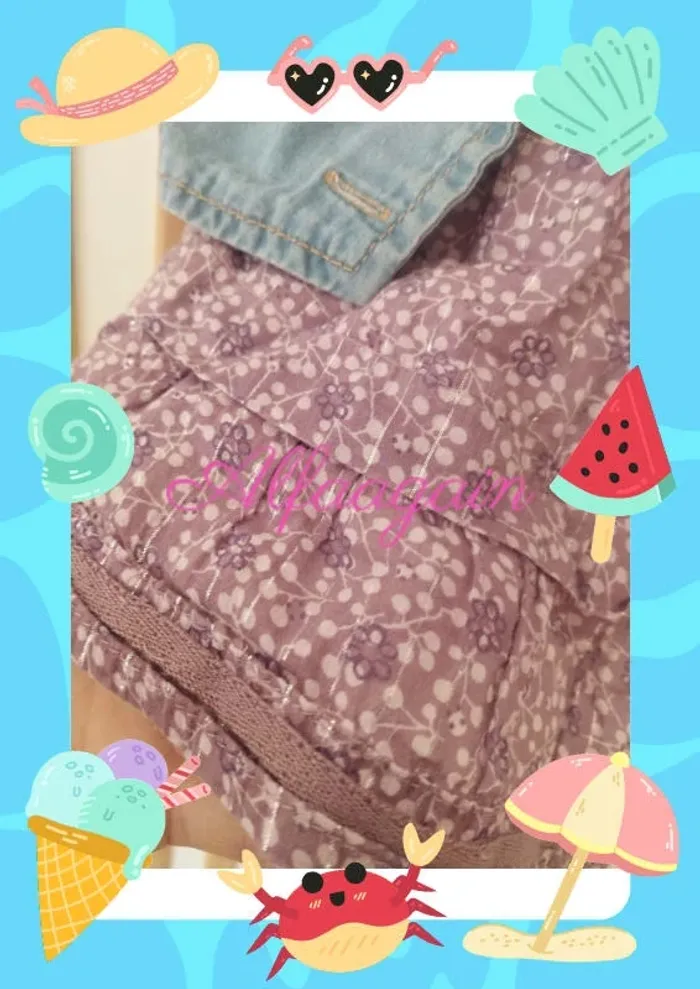 Ensemble blouse et Boléro jean 6mois - photo numéro 8