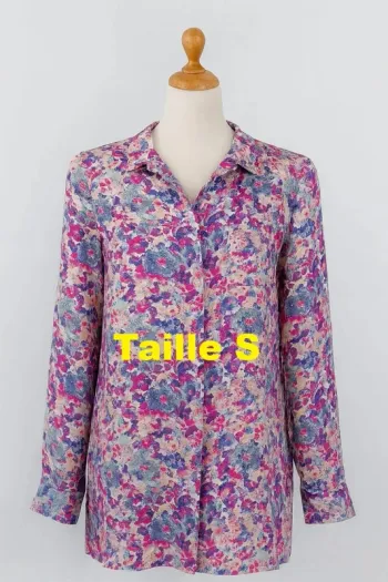 Chemise manche longue multicolore Vero Moda Taille S