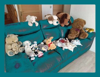 peluches toutes tailles