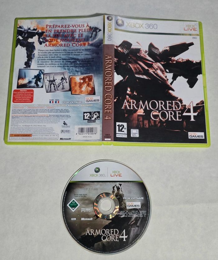 Jeu xbox 360 armored core 4