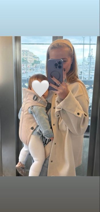 Porte bébé BabyBjorn rose