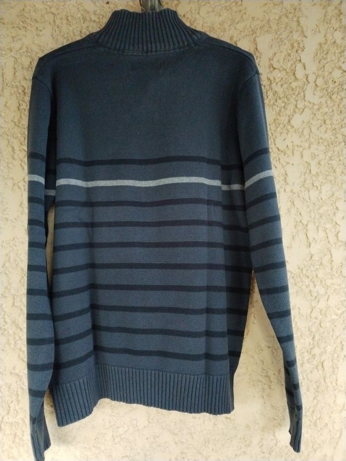 Pull homme taille M bleu jeans - photo numéro 2