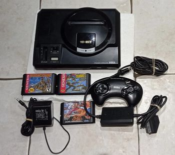 😍Sega Megadrive dezonée complète avec contra alien storm et body count