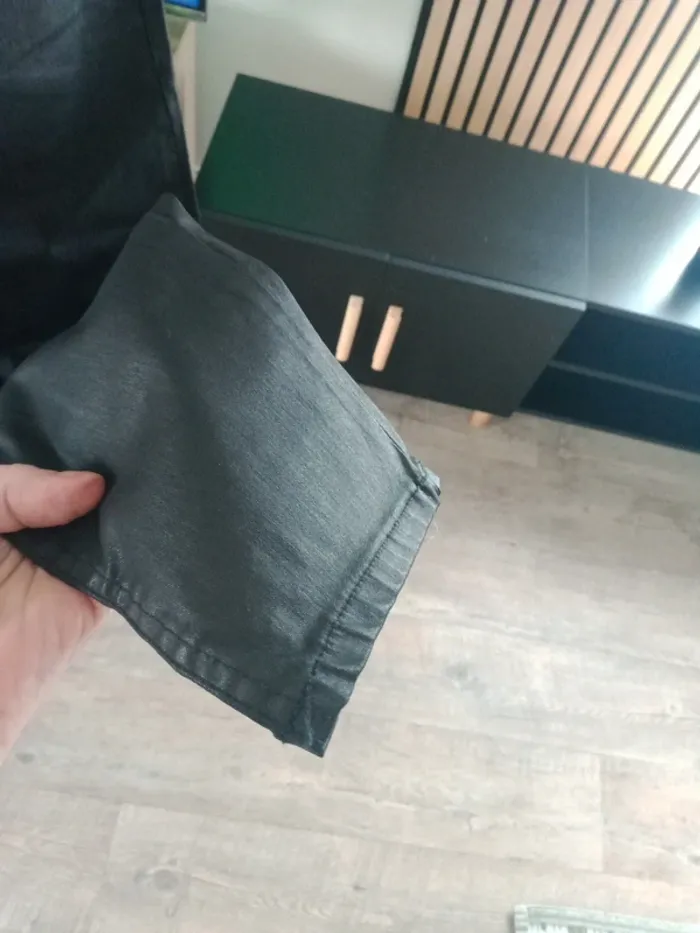 Pantalon jeans noir - photo numéro 6