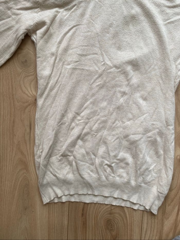 Pull col roulé beige - photo numéro 6
