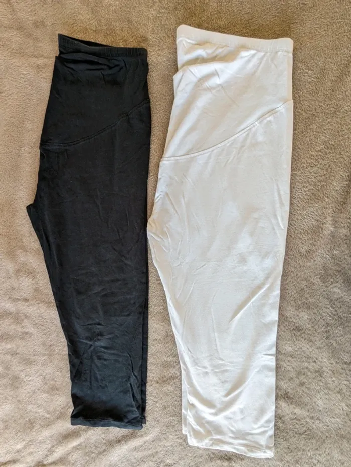 Lot de 2 leggings 3/4 maternité Colline 38/40