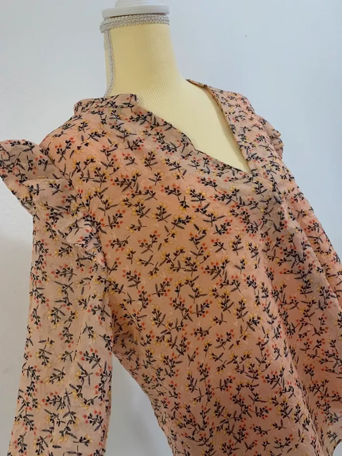 Blouse fleurie Kilky Paris – Taille L - Neuf - photo numéro 2