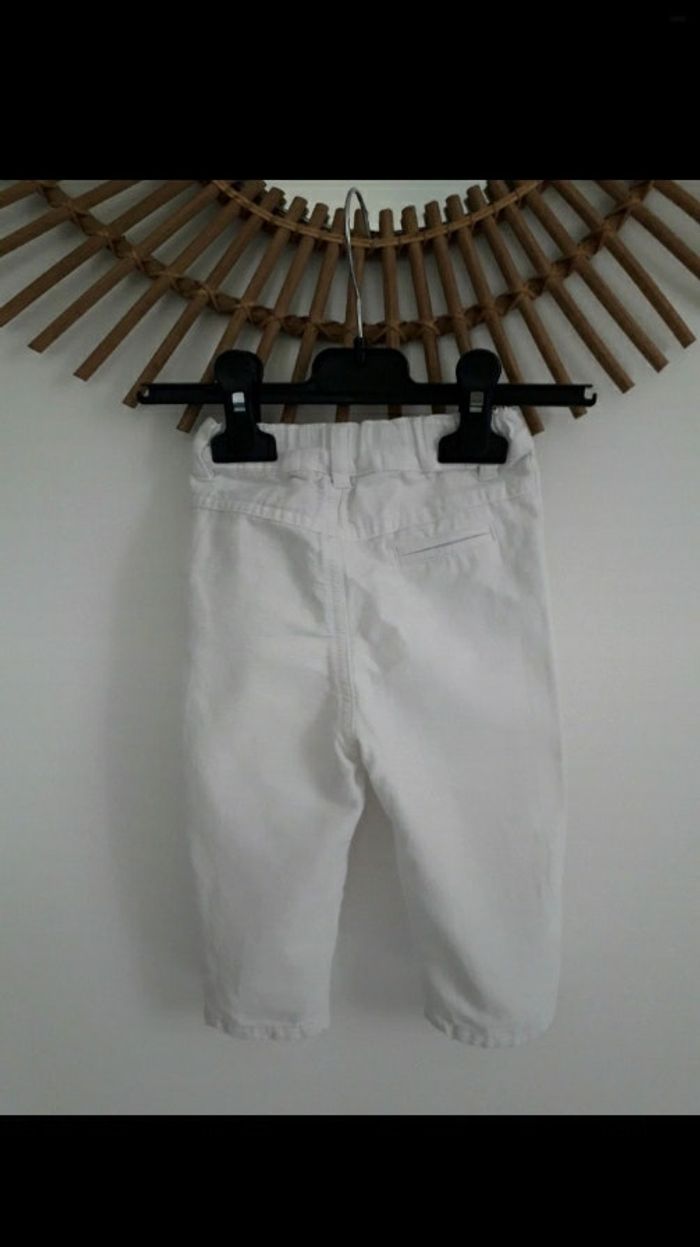 Pantalon blanc orchestra 9 mois - photo numéro 3