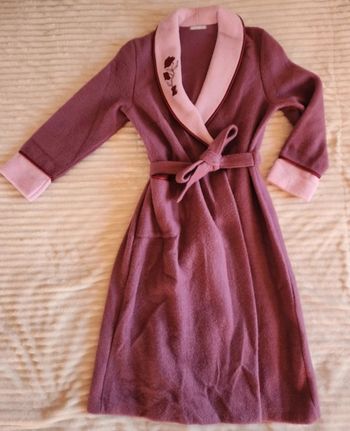 Robe de chambre cocooning Blanche Porte – Mauve & lilas – Taille 38/40 – Neuve