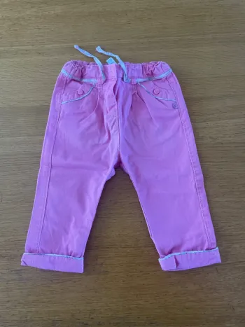 Pantalon fille 12 mois