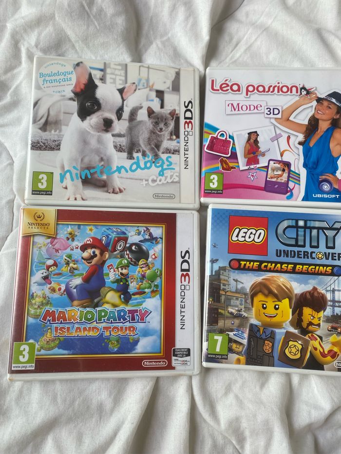 Lot de 6 jeux Nintendo 3ds 2ds