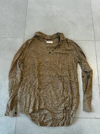 Haut marron, grain de malice, taille 38, très bon état