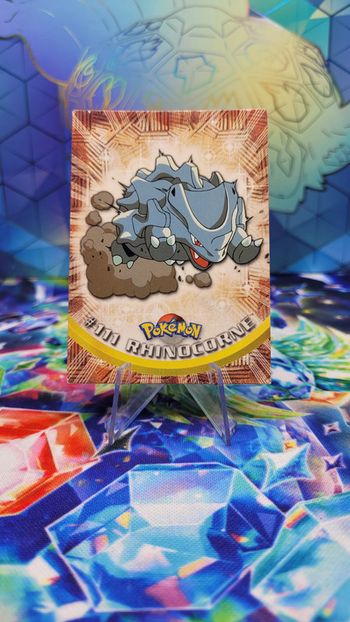 Carte Pokémon Topps n°111 Rhinocorne Series 1 FR