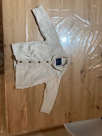 Gilet beige 18 mois marque DPAM