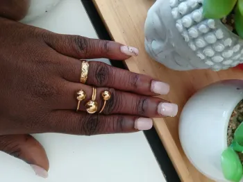 Jolie Bague en acier inoxydable🌿💝