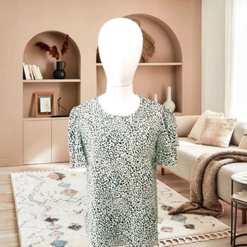 Blouse manche volante shein S