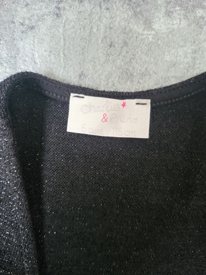 Gilet fille 6 ans charlie et prune très bon état - photo numéro 2