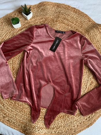 Haut matiere velours