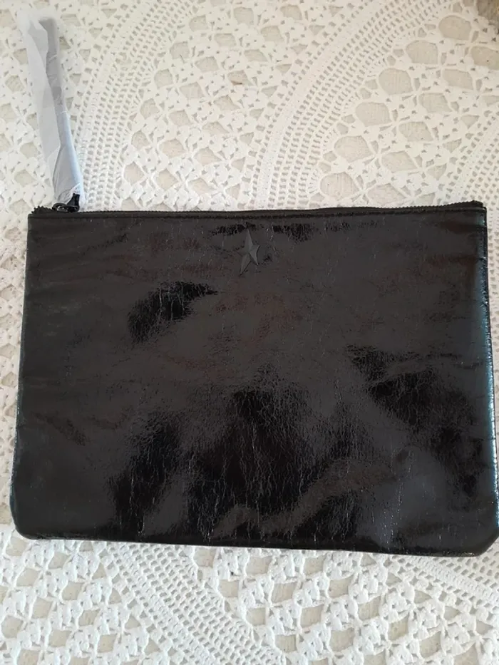 Trousse de Maquillage ou de toilette, noire, Marque Mugler